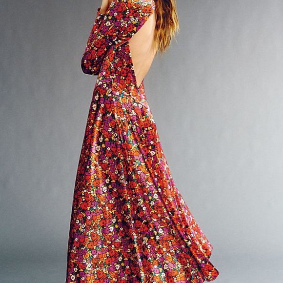 Free People Dresses & Skirts - Free People Heartland Crushed Velvet Maxi Dress